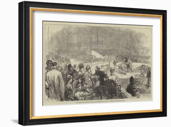 The Prince and Princess of Wales and the King and Queen of Greece at the Crystal Palace-Charles Robinson-Framed Giclee Print