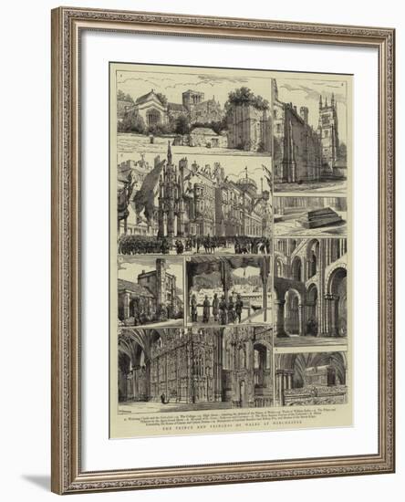 The Prince and Princess of Wales at Winchester-Henry William Brewer-Framed Giclee Print