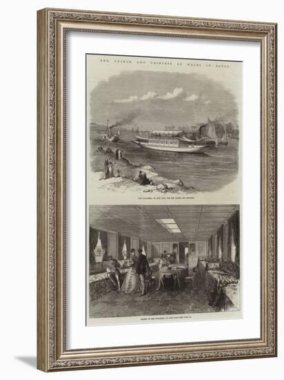 The Prince and Princess of Wales in Egypt-null-Framed Giclee Print