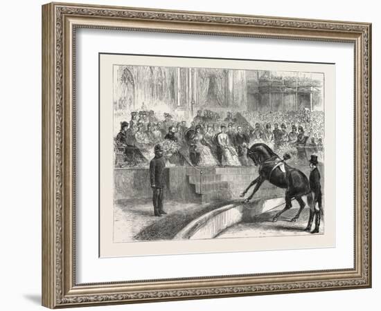 The Prince and Princess of Wales to the Crystal Palace the Royal Party Witnessing the Performance o-null-Framed Giclee Print