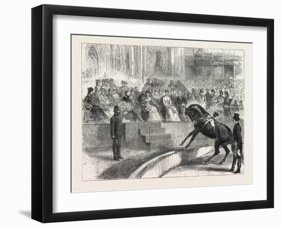 The Prince and Princess of Wales to the Crystal Palace the Royal Party Witnessing the Performance o-null-Framed Giclee Print