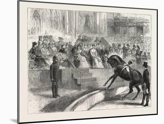 The Prince and Princess of Wales to the Crystal Palace the Royal Party Witnessing the Performance o-null-Mounted Giclee Print