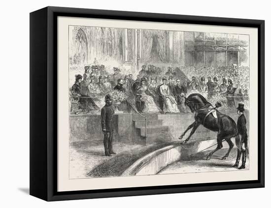 The Prince and Princess of Wales to the Crystal Palace the Royal Party Witnessing the Performance o-null-Framed Premier Image Canvas