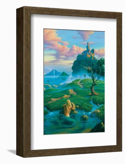 The Prince and the Mermaid-Jim Warren-Framed Premium Giclee Print