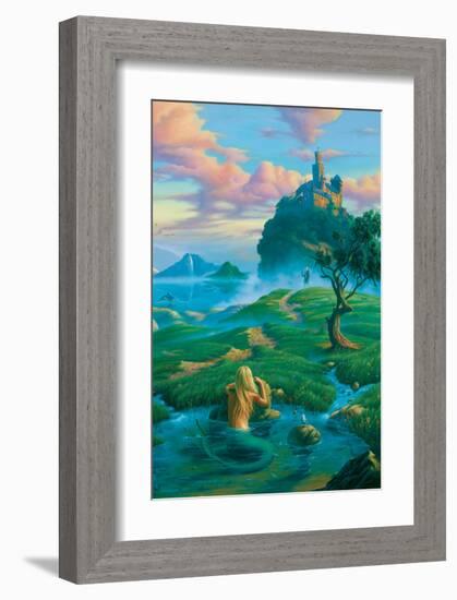 The Prince and the Mermaid-Jim Warren-Framed Premium Giclee Print