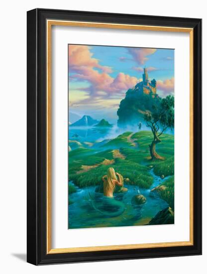 The Prince and the Mermaid-Jim Warren-Framed Premium Giclee Print