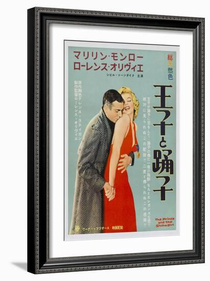 The Prince and the Showgirl, Japanese Movie Poster, 1957-null-Framed Art Print