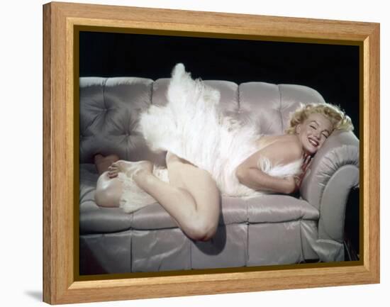 The Prince and the Shwogirl 1957 Directed by Laurence Olivier Marilyn Monroe-null-Framed Stretched Canvas