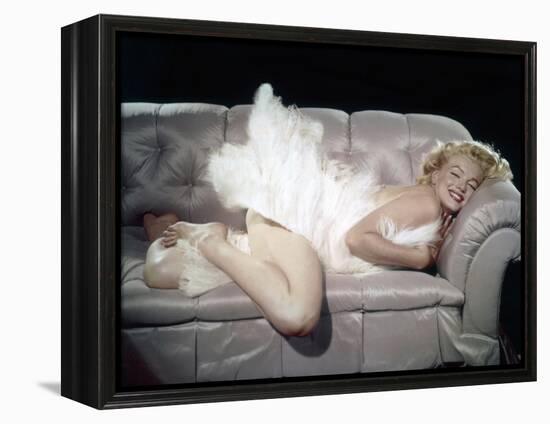 The Prince and the Shwogirl 1957 Directed by Laurence Olivier Marilyn Monroe-null-Framed Stretched Canvas