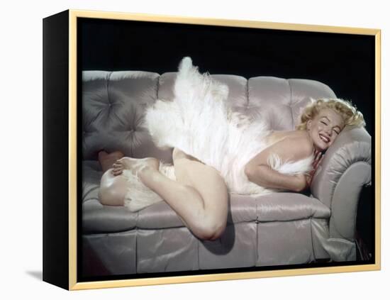 The Prince and the Shwogirl 1957 Directed by Laurence Olivier Marilyn Monroe-null-Framed Stretched Canvas