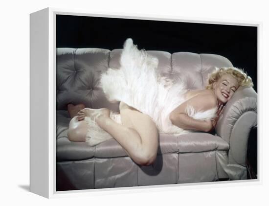 The Prince and the Shwogirl 1957 Directed by Laurence Olivier Marilyn Monroe-null-Framed Stretched Canvas