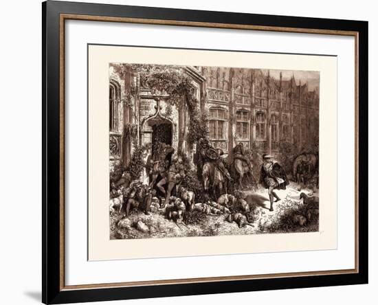 The Prince Approaching the Palace of Sleep-Gustave Dore-Framed Giclee Print