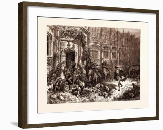 The Prince Approaching the Palace of Sleep-Gustave Dore-Framed Giclee Print