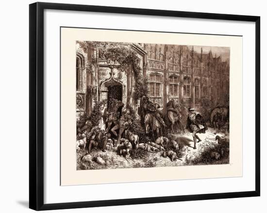 The Prince Approaching the Palace of Sleep-Gustave Dore-Framed Giclee Print