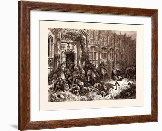 The Prince Approaching the Palace of Sleep-Gustave Dore-Framed Giclee Print