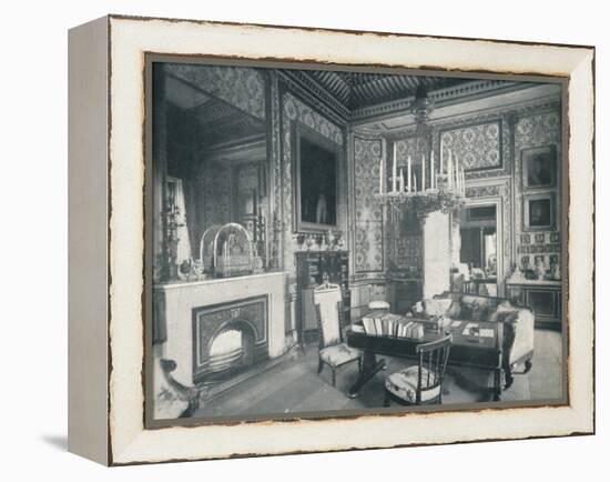 The Prince Consorts Writing Room at Buckingham Palace, c1899, (1901)-HN King-Framed Premier Image Canvas