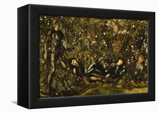 The Prince Entering the Briar Wood-Edward Burne-Jones-Framed Premier Image Canvas