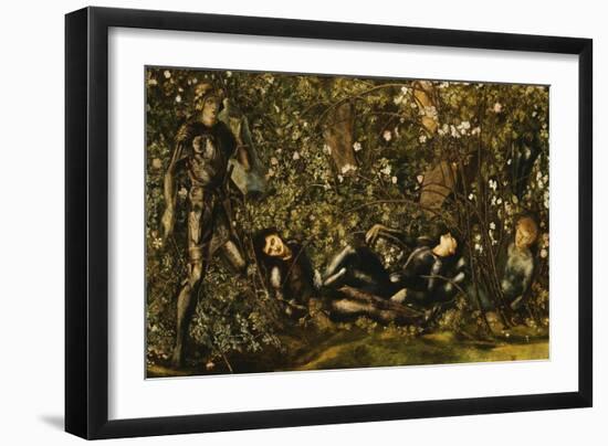 The Prince Entering the Briar Wood-Edward Burne-Jones-Framed Giclee Print