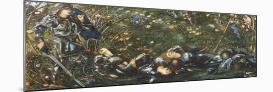 The Prince Enters the Briar Wood, Illustration from 'The Legend of Briar Rose' 1871-72-Edward Burne-Jones-Mounted Giclee Print