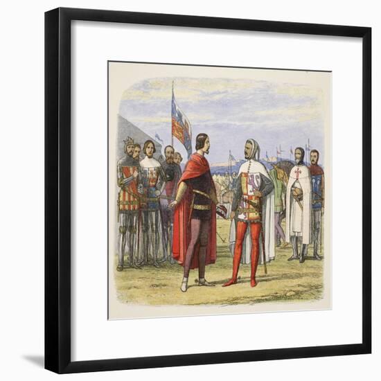 The Prince Extorts an Amnesty from Pedro the Cruel-James William Edmund Doyle-Framed Giclee Print