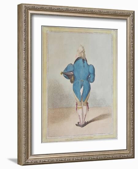 The Prince of Wales, 1802-James Gillray-Framed Giclee Print