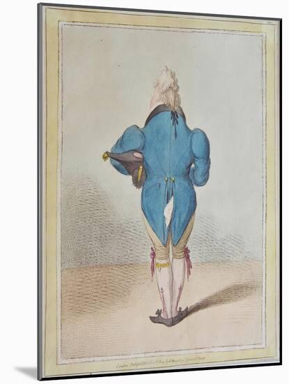 The Prince of Wales, 1802-James Gillray-Mounted Giclee Print