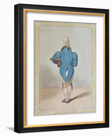 The Prince of Wales, 1802-James Gillray-Framed Giclee Print