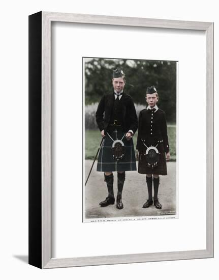 The Prince of Wales and Prince Henry, c1910(?)-Ernest Brooks-Framed Photographic Print