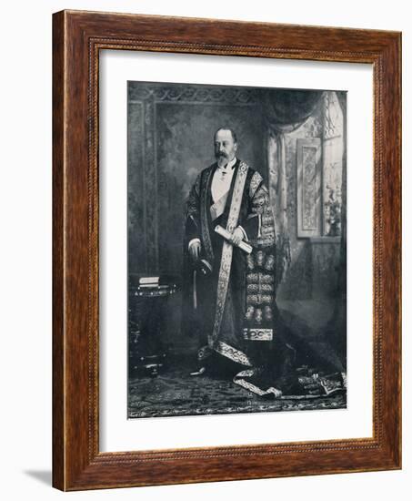 The Prince of Wales as a patron of the arts, 1896 (1911)-W&D Downey-Framed Photographic Print