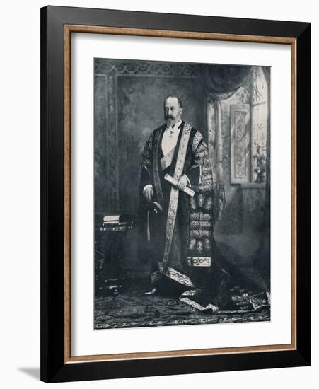 The Prince of Wales as a patron of the arts, 1896 (1911)-W&D Downey-Framed Photographic Print