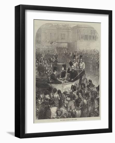 The Prince of Wales at Ascot Races-Arthur Hopkins-Framed Giclee Print