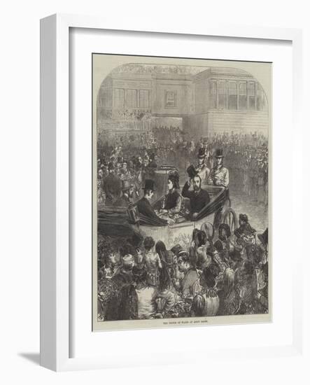 The Prince of Wales at Ascot Races-Arthur Hopkins-Framed Giclee Print