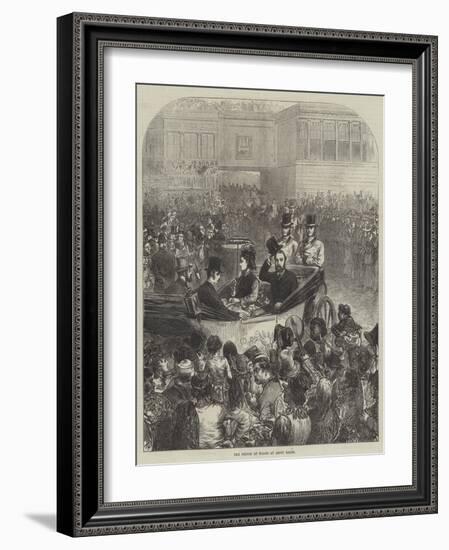 The Prince of Wales at Ascot Races-Arthur Hopkins-Framed Giclee Print