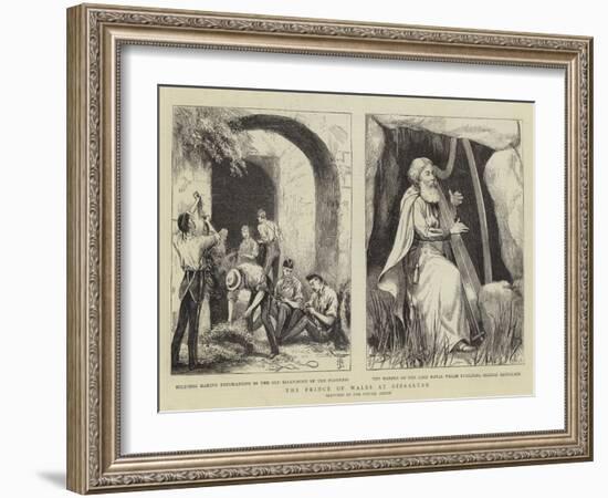 The Prince of Wales at Gibraltar-null-Framed Giclee Print