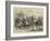 The Prince of Wales at Jummoo, Charge! Lancers of the Maharajah of Cashmere-William John Hennessy-Framed Giclee Print