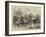 The Prince of Wales at Jummoo, Charge! Lancers of the Maharajah of Cashmere-William John Hennessy-Framed Giclee Print