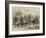 The Prince of Wales at Jummoo, Charge! Lancers of the Maharajah of Cashmere-William John Hennessy-Framed Giclee Print