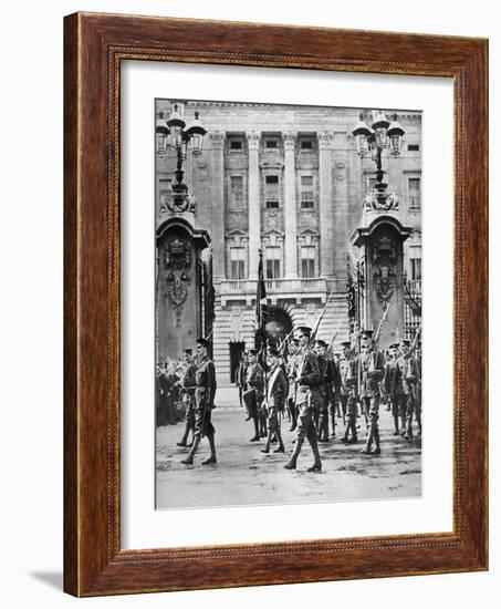 The Prince of Wales Commissioned in the Grenadier Guards, London, August 1914-null-Framed Giclee Print