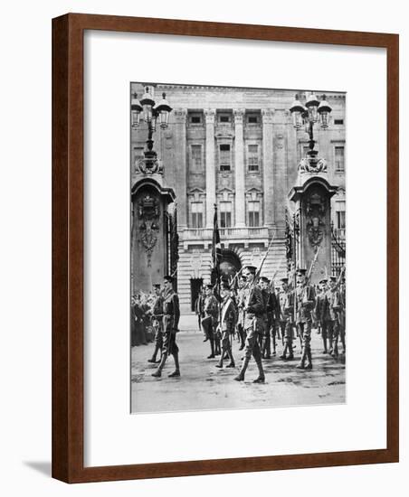The Prince of Wales Commissioned in the Grenadier Guards, London, August 1914-null-Framed Giclee Print