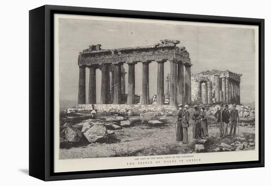 The Prince of Wales in Greece-null-Framed Premier Image Canvas