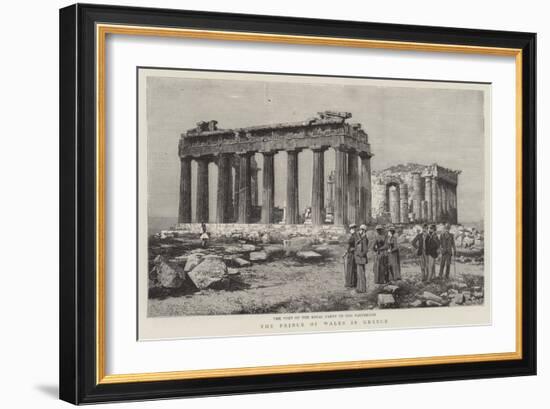 The Prince of Wales in Greece-null-Framed Giclee Print