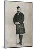 The Prince of Wales in Highland costume, c1886 (1910)-W&D Downey-Mounted Photographic Print