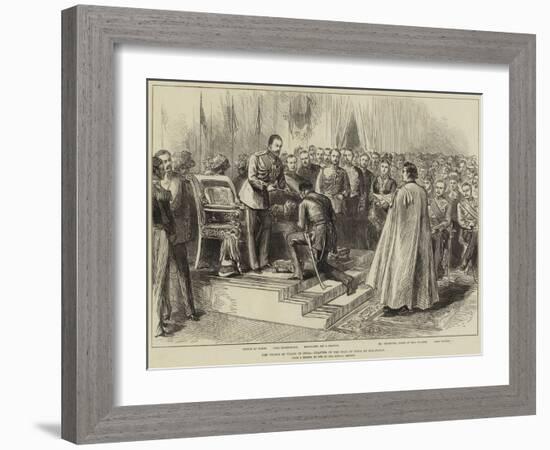 The Prince of Wales in India, Chapter of the Star of India at Allahabad-Arthur Hopkins-Framed Giclee Print