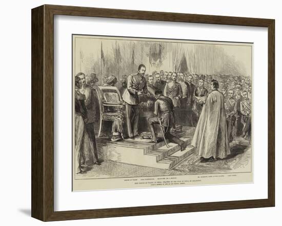 The Prince of Wales in India, Chapter of the Star of India at Allahabad-Arthur Hopkins-Framed Giclee Print