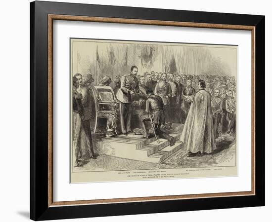 The Prince of Wales in India, Chapter of the Star of India at Allahabad-Arthur Hopkins-Framed Giclee Print