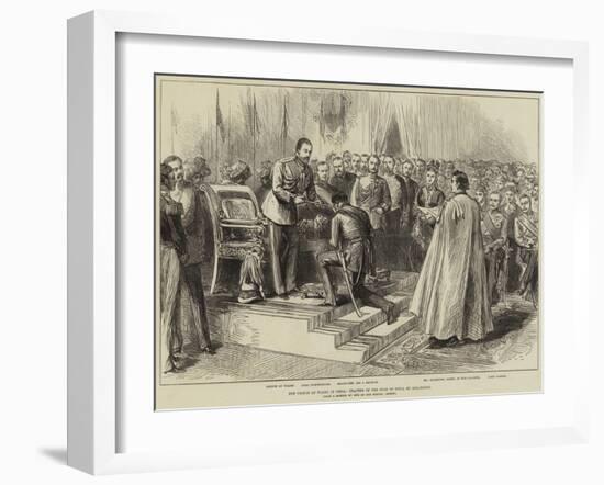 The Prince of Wales in India, Chapter of the Star of India at Allahabad-Arthur Hopkins-Framed Giclee Print