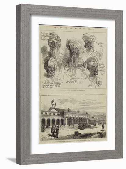 The Prince of Wales in India-Thomas W. Wood-Framed Giclee Print