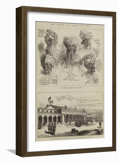 The Prince of Wales in India-Thomas W. Wood-Framed Giclee Print