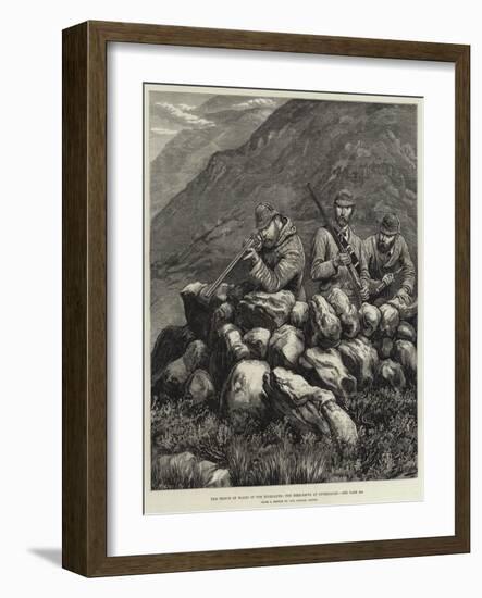 The Prince of Wales in the Highlands, the Deer-Drive at Invercauld-Frank Dadd-Framed Giclee Print
