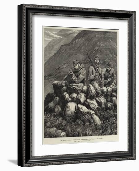 The Prince of Wales in the Highlands, the Deer-Drive at Invercauld-Frank Dadd-Framed Giclee Print